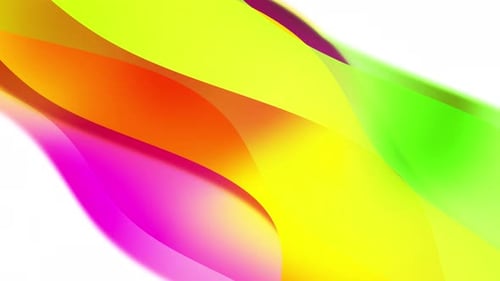 Vibrant Fluid Abstract Wave Gradient Motion Background Loop