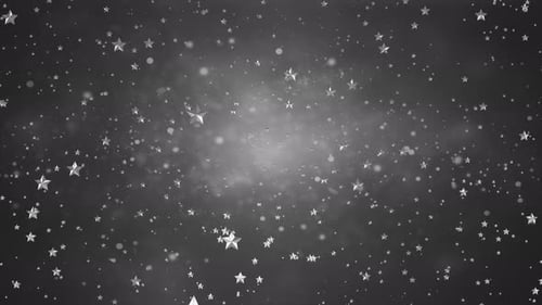 Silver Star Background Zoom In 4k Loop