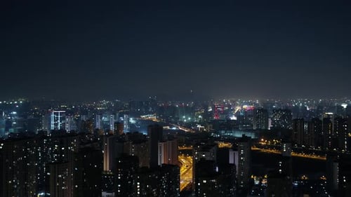 Panoramic city skyline