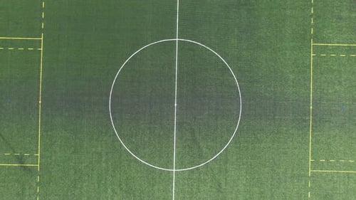 Empty Soccer Field Background