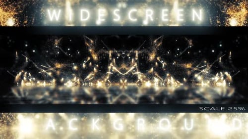 Elegant Golden Particle Shimmering Light Background