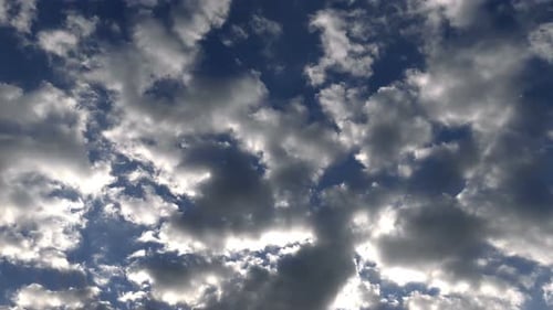 Nuages doux et lumineux