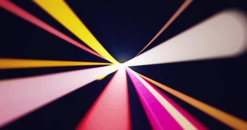 Dynamic Colorful Light Rays Abstract Background Animation
