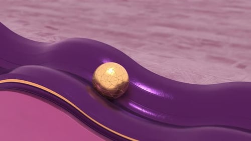 Satisfying 3D Animation A Loopable 3 D Ball Oddy Illusion 4k 60fps