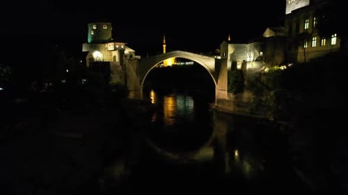 Mostar Bridge Nacht
