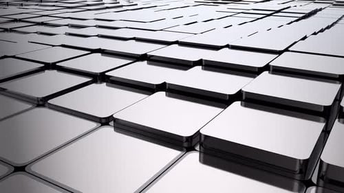 Black Waving Squares