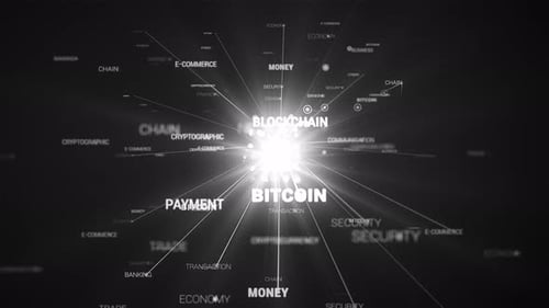 Connexion en boucle de mots sur la blockchain
