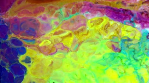 Psychedelic Galactic Paint Texture Background
