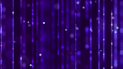 Blue Bokeh Particles Energy Motion Graphics Background