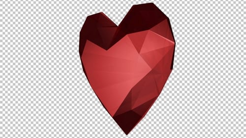 Ruby Heart - Transparent Transition