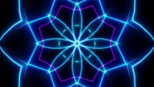 Retro Laser Beam VJ Light Loop 4K 07