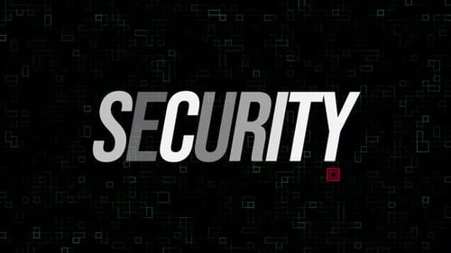 Animated Glitch Text Reveal for Security