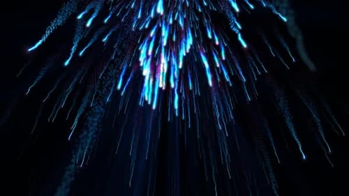 Sparkle Particles Blau 03