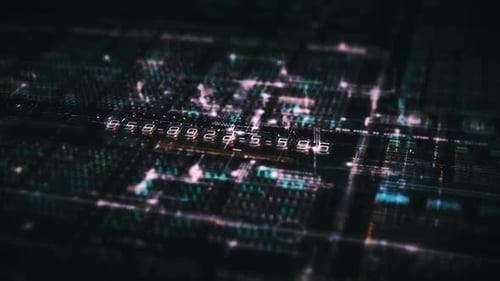 Advance Data Matrix Cyber Environment Display 06