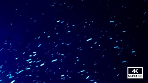 Futuristic Glowing Blue Particles Dynamic Digital Background