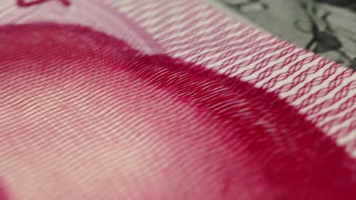 Foreign currency money exchange concept. Many banknotes of different nations.