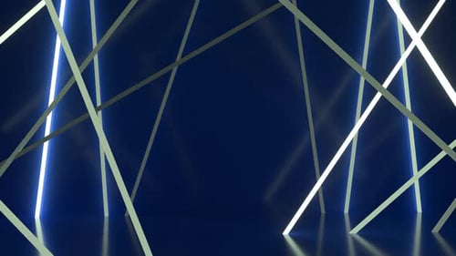 Glowing led line lights