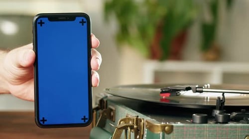 Vinyl Record Closeup