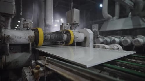Automatic Line for the Production of Porcelain Tiles