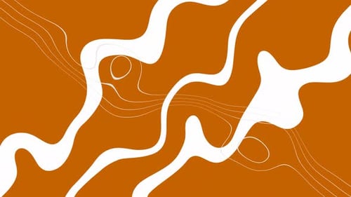 Fluid Abstract Organic Wave Lines Moving Background