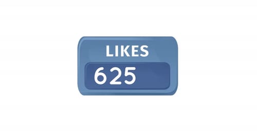 Animated Social Media Likes Counter for Digital Engagement