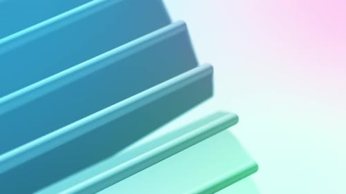 Vibrant Fluid Geometric Abstract Background Animation Loop