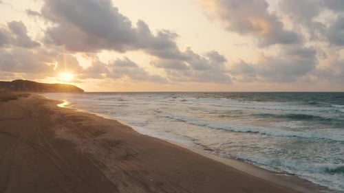 Beach At Sunset