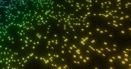 Fluxo de
dados futurista, fluxo digital. Padrão dinâmico com raios de energia e luz.