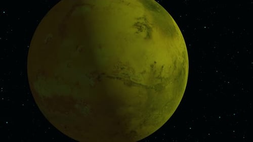 mars planet and moon