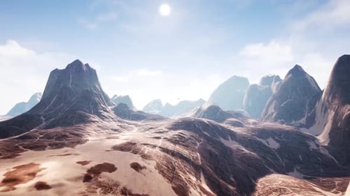 A Spaceship Flying Over an Unknown Planet