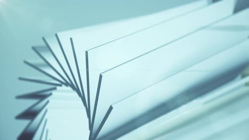 Animation d'arrière-plan 3D propre et douce.