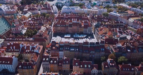 Aerial View Of Warsaw