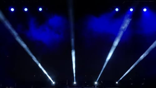 Stage Lights Raise The Beams Up 3