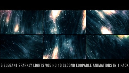 Dynamic Flowing Light Streaks Abstract Motion Background
