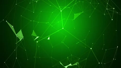 Modern Plexus Background Green V2