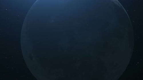 Une vue magnifique dans l'espace Vers la Terre depuis la Lune