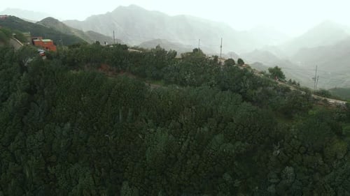 Incredible Mountain Scenery on the Ocean in the North of the Spanish Volcanic Island of Tenerife