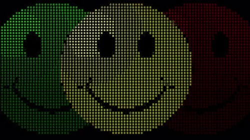 SMILE-Emoticon im ASCII-Stil