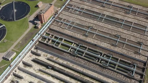 Water Treatment Facility Aerial View