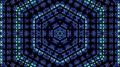 lumière vive qui régule le mouvement des lignes en bleu