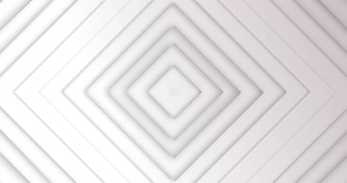 Minimalist Expanding Geometric Squares Loop Background