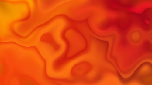 Orange Smooth Liquid Waves