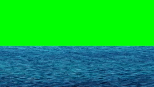 The Calm Sea Water and Green Screen 6