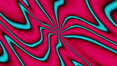 Hypnotic Pink Blue Fluid Swirl Motion Background