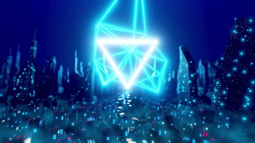 Cyber Punk City Zooming