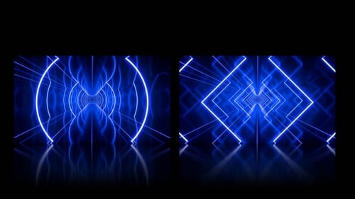 Glowing Abstract Tunnel