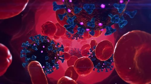 Sangre de ataque de virus 01 4K