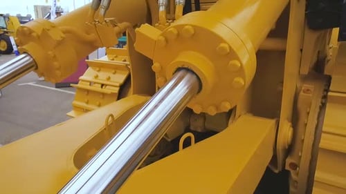 Powerful Hydraulic Cylinders. The Main Power and Driving Element for Construction Equipment