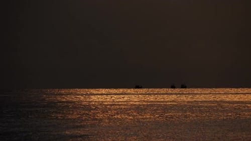 Bateau de pêche en mer