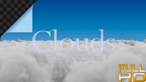 Seamless Looped Cloud Transition with Alpha Channel